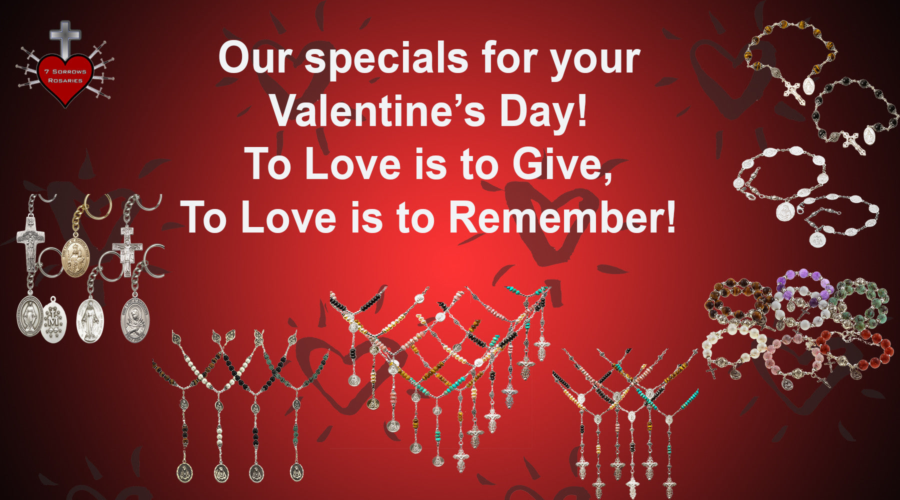 Start Getting Ready for Valentine's Day! Free Shipping in the USA for orders over $50