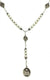 Sterling Silver 7 Sorrows Rosary Necklace Pearls with 7 Sorrows Medals