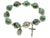 Sterling Silver Elastic Rosary Bracelet, Turquoise 10mm
