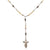 Sterling Silver 7 Sorrows Rosary Necklace Freshwater-Cultured Pearls
