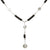 Sterling Silver 7 Sorrows Rosary 6mm Onyx Necklace